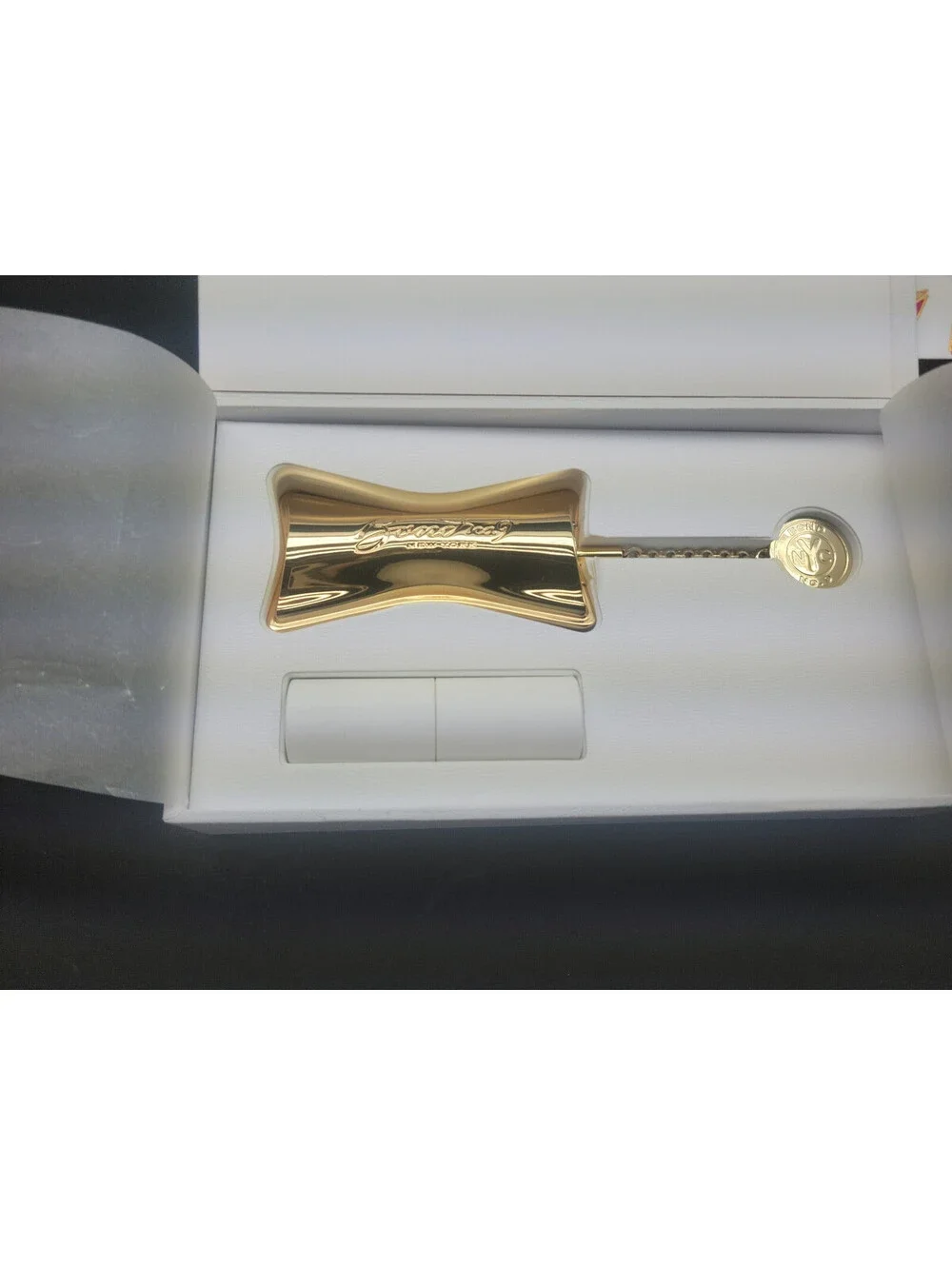 Bond No. 9 New York ~ PARK AVENUE Refillable 2 Pc Lipstick Set Gold Case ~READ!!
